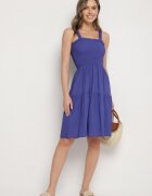 j&x Rochie Albastră Evazată cu bretele din viscoză Miravelia