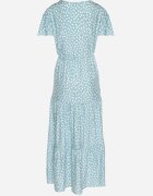 j&x Rochie Albastru deschis cu Bumbac și Model Geometric Lunavella