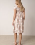 j&x Rochie Bej de Vâscoză Spaniolă cu Model Etnic Hywen