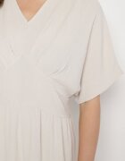 j&x Rochie Bej deschis cu Bumbac și Partea superioară în stil Liliac Filenia