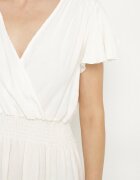 j&x Rochie bej deschis cu croi evazat decolteu petrecut și talie elastică Reiliana