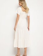 j&x Rochie bej deschis cu viscoză in și partea superioară elastică Ellisena