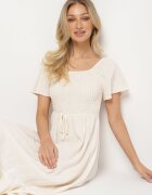 j&x Rochie bej deschis cu viscoză in și partea superioară elastică Ellisena