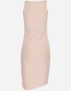 j&x Rochie bej reiată cu încrețituri Ursola