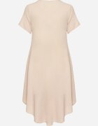 j&x Rochie bejă evazată din Bumbac Elzedia