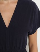 j&x Rochie Bleumarin cu In și Viscoză Decorată cu Nod Elliova