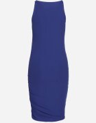 j&x Rochie Bleumarin Reiată cu Drapaje Ursola
