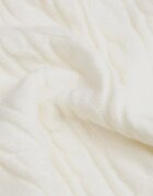 j&x Rochie clasică tricotată cu lână în relief împletit Smalt Bej deschis