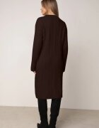 j&x Rochie clasică tricotată cu lână în relief împletit Smalt Maro