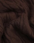 j&x Rochie clasică tricotată cu lână în relief împletit Smalt Maro