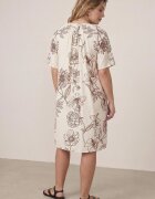 j&x Rochie din viscoză cu croială boxy și imprimeu floral Reninca Albă cu maro