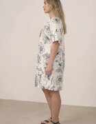 j&x Rochie din viscoză cu croială boxy și imprimeu floral Reninca Bleumarin cu alb