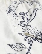 j&x Rochie din viscoză cu croială boxy și imprimeu floral Reninca Bleumarin cu alb