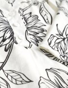 j&x Rochie din viscoză cu croială boxy și imprimeu floral Reninca Neagră cu alb