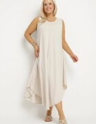 j&x Rochie Evazată Bej deschis din Bumbac Nairilo