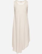 j&x Rochie Evazată Bej deschis din Bumbac Nairilo