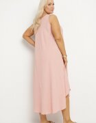 j&x Rochie Evazată Roz din Bumbac Nairilo