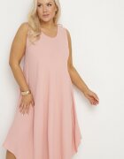 j&x Rochie Evazată Roz din Bumbac Nairilo