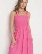 j&x Rochie Fucsia Evazată cu bretele din viscoză Miravelia