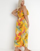 j&x Rochie Galbenă Morgarenna