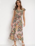 j&x Rochie Galbenă-Verde Ompheina