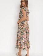 j&x Rochie Galbenă-Verde Ompheina