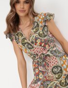 j&x Rochie Galbenă-Verde Ompheina