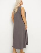 j&x Rochie Gri Evazată din Bumbac Nairilo