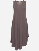 j&x Rochie Gri Evazată din Bumbac Nairilo