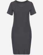 j&x Rochie Gri închis Casual din Bumbac Lumelisse