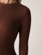 j&x Rochie Maro Mulată din Tricot Reiat cu Bumbac Tesmera