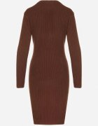 j&x Rochie Maro Mulată din Tricot Reiat cu Bumbac Tesmera