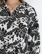 j&x Rochie mini de tip cămașă neagră cu curea textilă și manșete largi Fidonisa