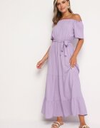 j&x Rochie mov din Viscoză Telephanassa