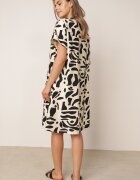 j&x Rochie Neagră cu bej