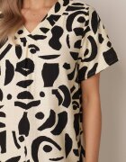 j&x Rochie Neagră cu bej