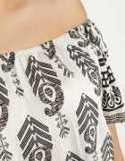 j&x Rochie Neagră din viscoză cu model Boho Ellivra