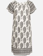 j&x Rochie Neagră din viscoză cu model Boho Ellivra