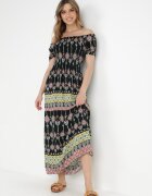j&x Rochie Neagră din Viscoză Nesone