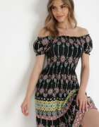 j&x Rochie Neagră din Viscoză Nesone