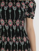 j&x Rochie Neagră din Viscoză Nesone