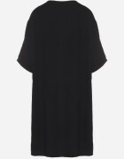 j&x Rochie Neagră Tip cutie cu nasturi și broderii decorative Jenivanea