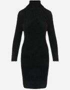 j&x Rochie Neagră Tricotată Din Lână Colno