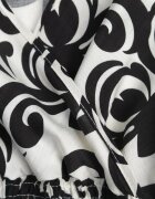 j&x Rochie Neagră Viscoză cu Decolteu Petrecut și Benzi Elastice în Talie Shyraya