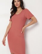 j&x Rochie Roz Casual cu Bumbac Lumelisse