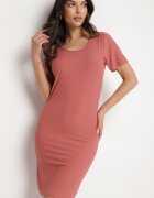 j&x Rochie Roz Casual cu Bumbac Lumelisse