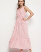 j&x Rochie roz evazată fără mâneci cu decolteu petrecut Filoria