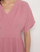 j&x Rochie roz închis cu bumbac și bust în stil liliac Filenia