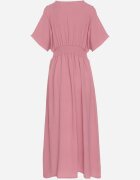 j&x Rochie roz închis cu bumbac și bust în stil liliac Filenia