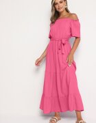 j&x Rochie roz închis din viscoză Telephanassa